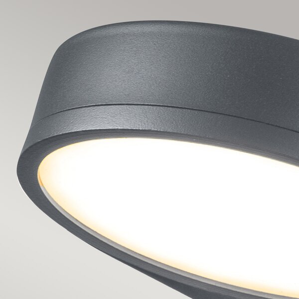 Elstead modern kültéri led lámpa zola szürke elszola IP44