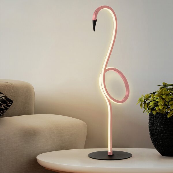 Elstead modern asztali lámpa flamingo rózsaszín elsflamingo-tl-pnk