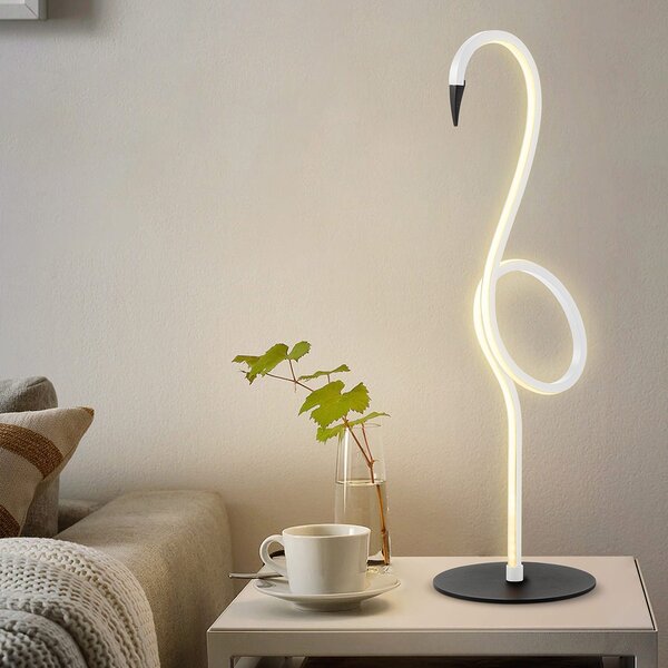 Elstead modern asztali lámpa flamingo fehér elsflamingo-tl-wht