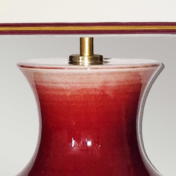 Elstead klasszikus asztali lámpa oxblood piros grafit elsdl-majin-small-tl-oxb