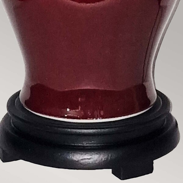 Elstead klasszikus asztali lámpa oxblood piros grafit elsdl-majin-small-tl-oxb