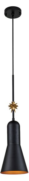 Elstead glamour modern függeszték etoile matt fekete arany elsetoile-p-m-mb