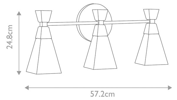 Elstead klasszikus fürdőszobai lámpa bowtie fehér matt fekete elsbowtie-3-mb IP44