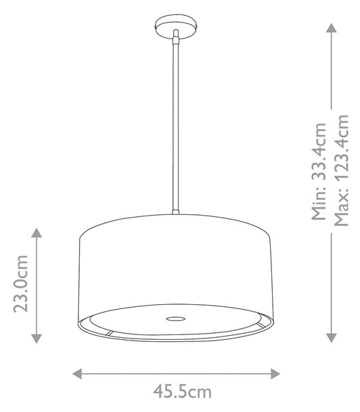 Elstead modern függeszték balance barna sárgaréz elsbalance-p-brpb