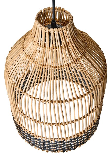 Függőlámpa GILO Rattan Természetes
