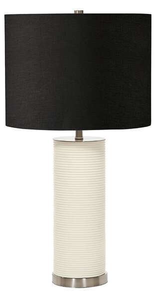 Elstead modern asztali lámpa ripple fehér ezüst elsripple-tl-wht-b