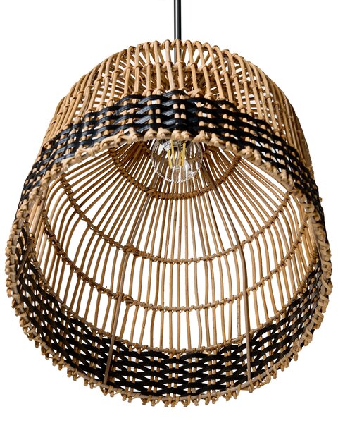 Függőlámpa GILO Rattan Természetes