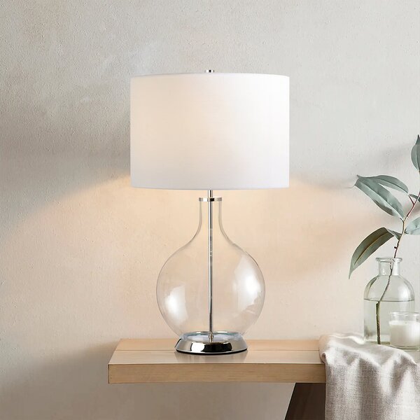 Elstead modern asztali lámpa orb nikkel elsorb-clear-pn-wht