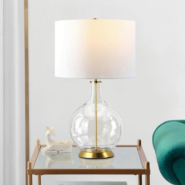 Elstead modern asztali lámpa orb sárgaréz elsorb-clear-ab-wht