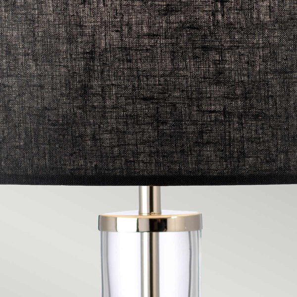 Elstead modern asztali lámpa orb nikkel elsorb-clear-pn-blk
