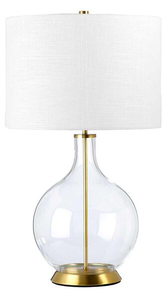 Elstead modern asztali lámpa orb sárgaréz elsorb-clear-ab-wht
