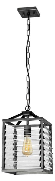 Elstead modern vintage függeszték louvre szürke elslouvre-1p