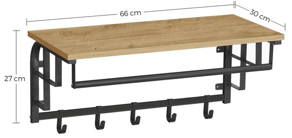 Fali fogas TAYLOR ARTISAN 66x30cm