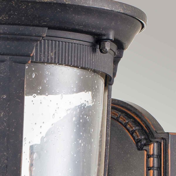 Elstead klasszikus kültéri fali lámpa cleveland barna elscl1-m IP44