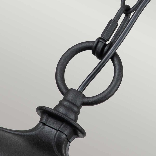 Elstead klasszikus kültéri függeszték bayview fekete elsbayview-8m-bk IP44