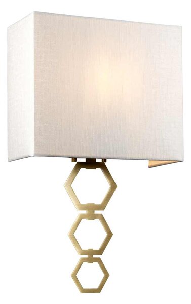 Elstead glamour modern fali lámpa ria bézs sárgaréz elsria-medium-ab