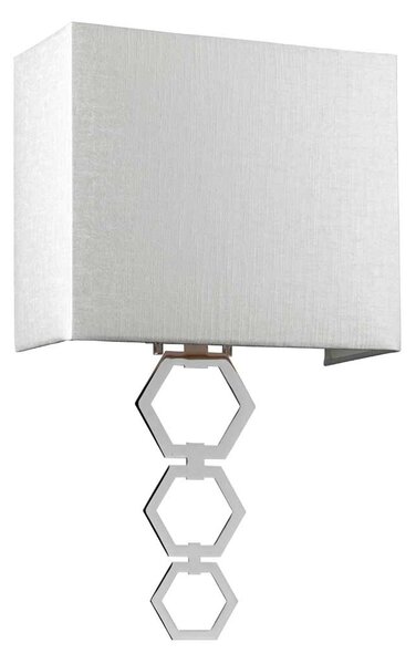 Elstead glamour modern fali lámpa ria bézs króm elsria-medium-pc