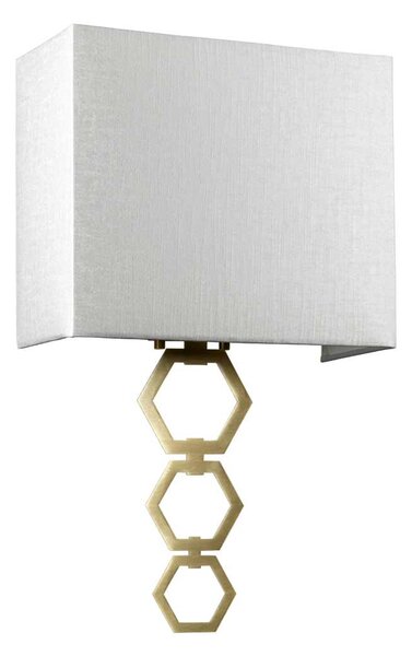 Elstead glamour modern fali lámpa ria bézs sárgaréz elsria-medium-ab