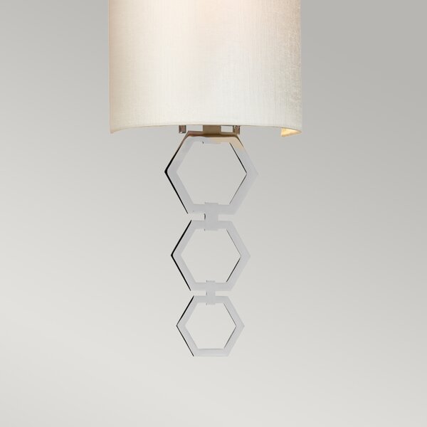 Elstead glamour modern fali lámpa clark bézs króm elsclark-small-pc
