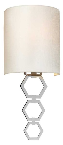 Elstead glamour modern fali lámpa clark bézs króm elsclark-small-pc