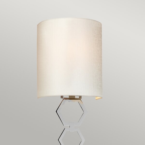 Elstead glamour modern fali lámpa clark bézs króm elsclark-small-pc