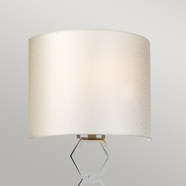Elstead glamour modern fali lámpa clark bézs króm elsclark-medium-pc