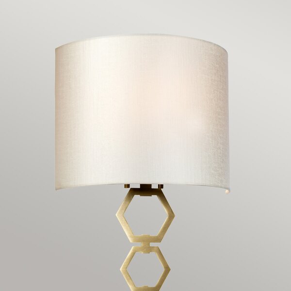 Elstead glamour modern fali lámpa clark bézs sárgaréz elsclark-medium-ab