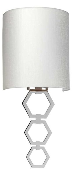 Elstead glamour modern fali lámpa clark bézs króm elsclark-small-pc