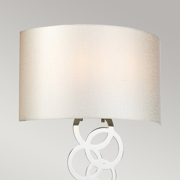 Elstead glamour modern fali lámpa curtis bézs króm elscurtis-large-pc