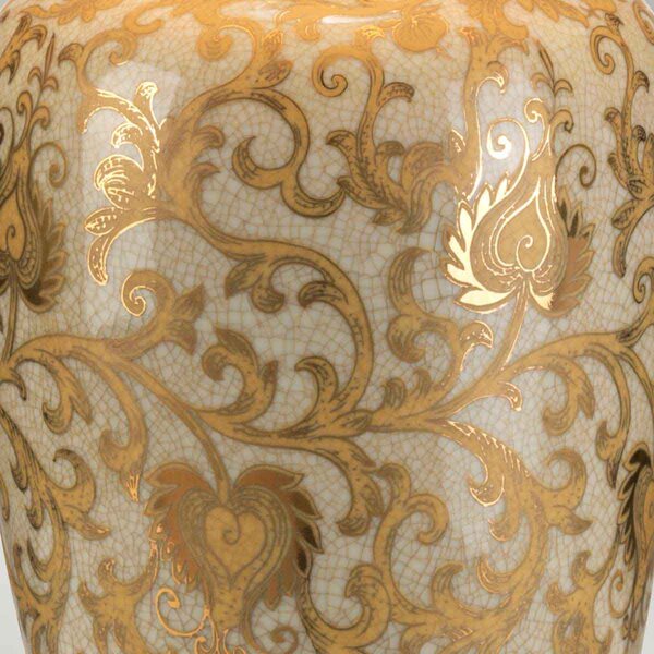 Elstead glamour asztali lámpa goldthistle fehér arany elsgold-thistle-tl