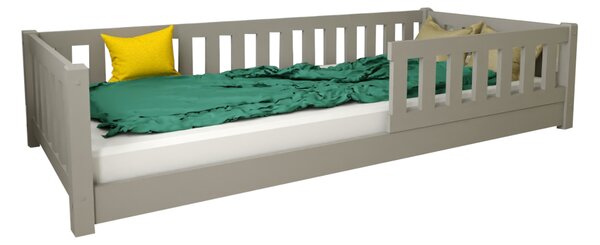 LULUS gyerekágy + AJÁNDÉK ágyrács, 80x160, szürke