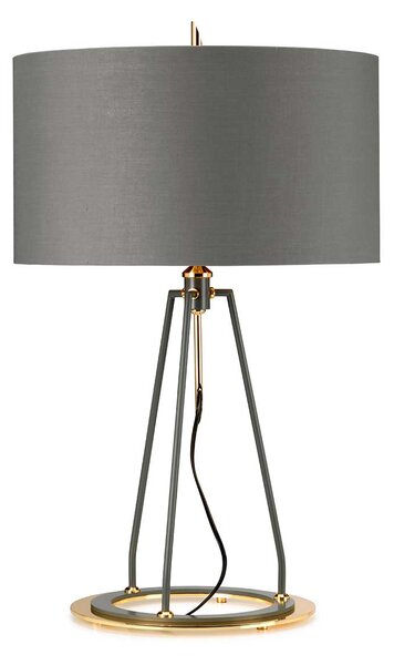 Elstead glamour modern asztali lámpa ferrara ezüst szürke elsferrara-tl-gpg
