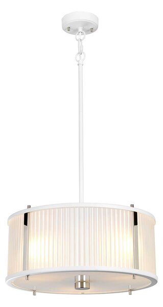 Elstead modern függeszték corona fehér nikkel elsdl-corona-3p-wpn