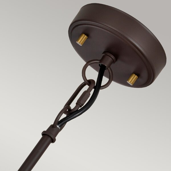 Elstead modern függeszték corona antik bronz idős réz elsdl-corona-3p-bab