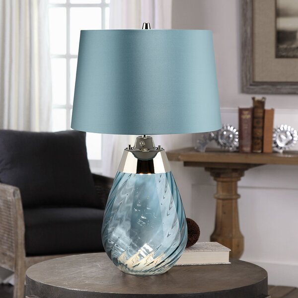 Elstead glamour modern asztali lámpa lena small kék elslena-tl-s-blue