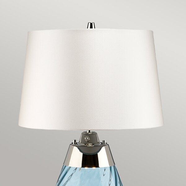 Elstead glamour modern asztali lámpa lena small fehér kék elslenatlsblueowss