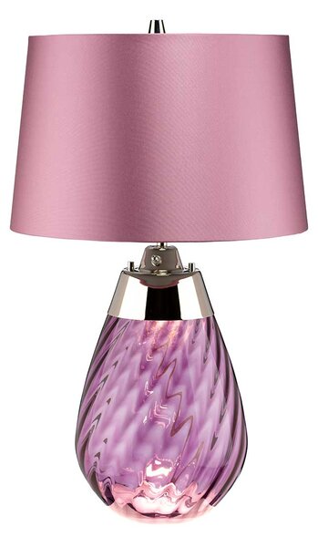 Elstead glamour modern asztali lámpa lena small rózsaszín elslena-tl-s-plum