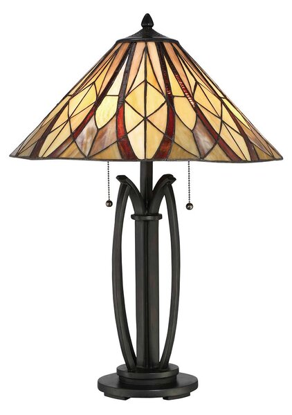Elstead tiffany asztali lámpa victory & holmes barna elsqz-victory-tl
