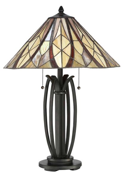 Elstead tiffany asztali lámpa victory & holmes barna elsqz-victory-tl