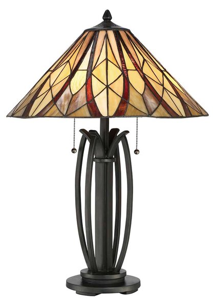 Elstead tiffany asztali lámpa victory & holmes barna elsqz-victory-tl