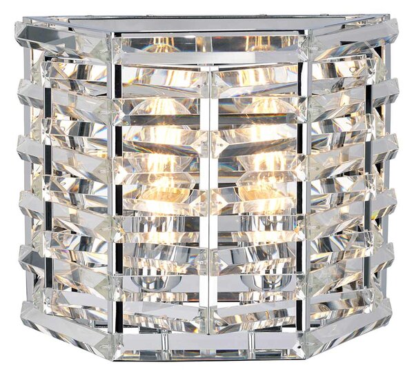 Elstead glamour modern fali lámpa shoal fényes nikkel elsshoal2
