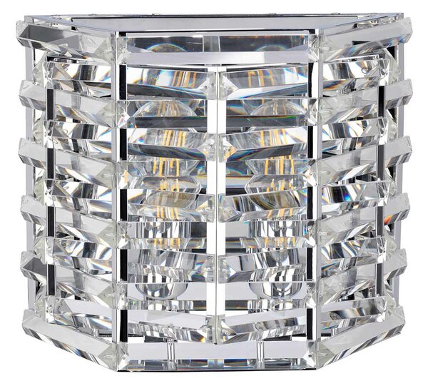 Elstead glamour modern fali lámpa shoal fényes nikkel elsshoal2