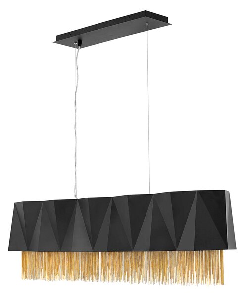 Elstead glamour modern függeszték zuma fekete arany elshk-zuma-isle-sbg