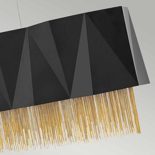 Elstead glamour modern függeszték zuma fekete arany elshk-zuma-isle-sbg