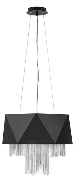 Elstead glamour modern függeszték zuma fekete ezüst elshk-zuma6-sbs