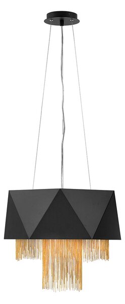 Elstead glamour modern függeszték zuma fekete arany elshk-zuma6-sbg