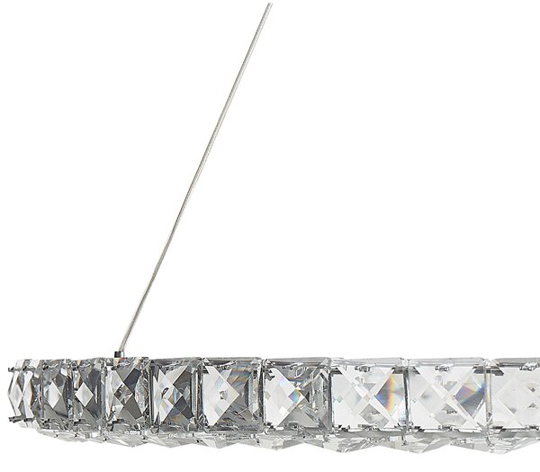 LED függőlámpa MAGAT Kristály Ezüst