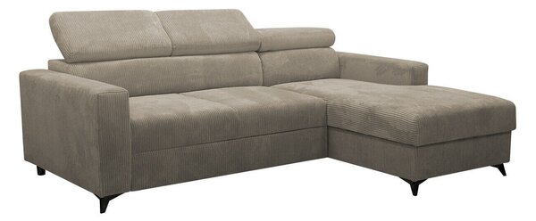 Sarokkanapé Columbus 191, Kárpit, 82x236x172cm