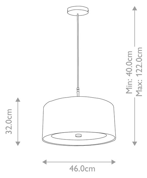 Elstead modern függeszték sienna fekete nikkel elssienna-p-blk