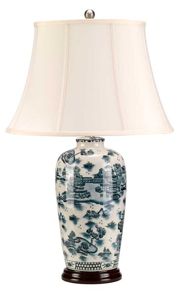 Elstead klasszikus asztali lámpa blue ekrü elsblue-trad-wp-tl